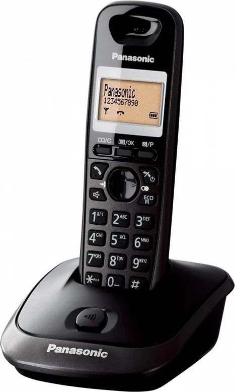 Telefon pa tela Panasonic KX-TG2511 me Caller ID, i zi