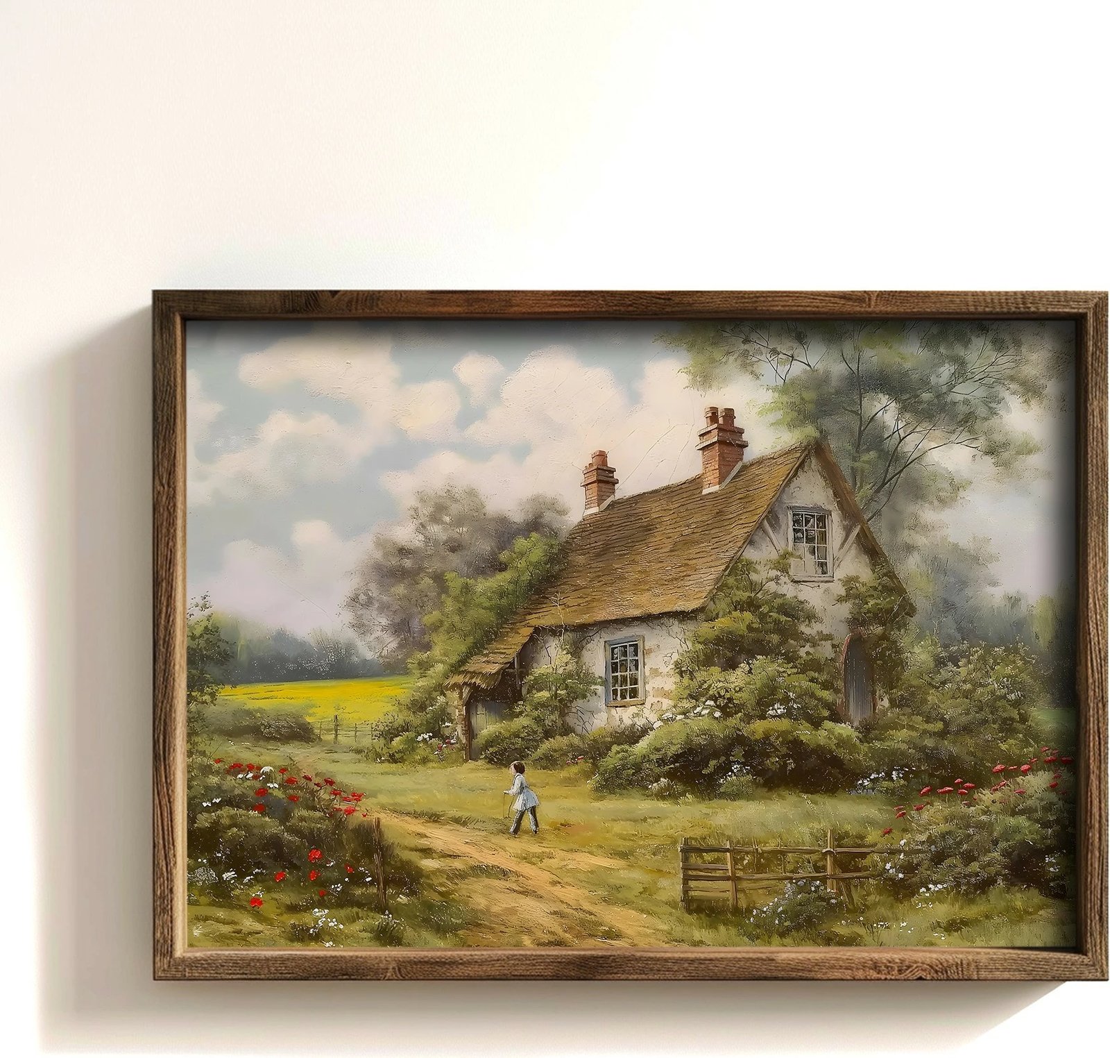 Pikturë dekorative me kornizë MDF, shumëngjyrëshe, Wallity GE186-L