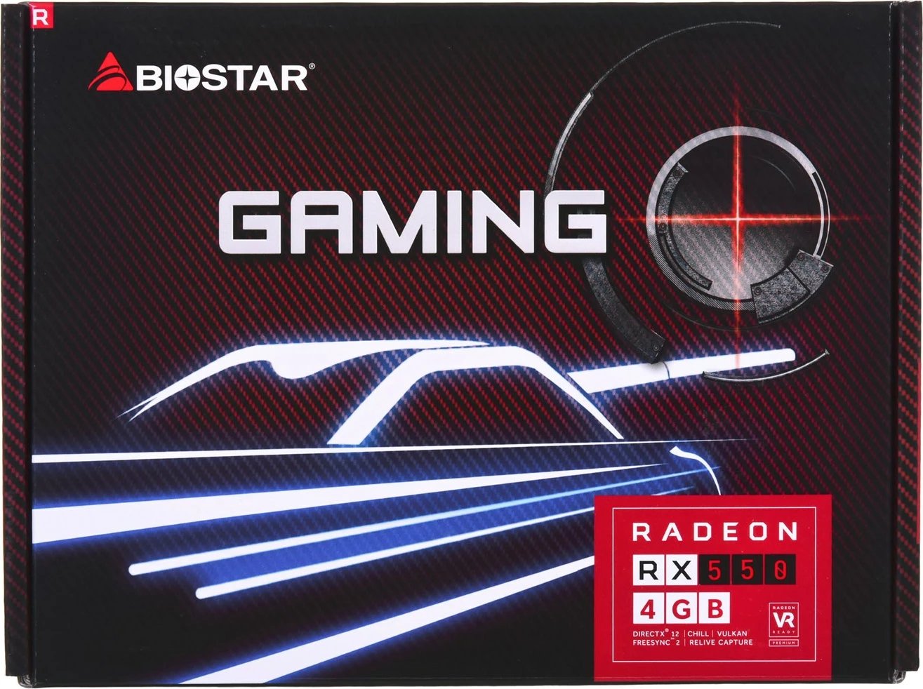 Kartë grafike Biostar Radeon RX550 AMD, 4 GB, GDDR5, e zezë