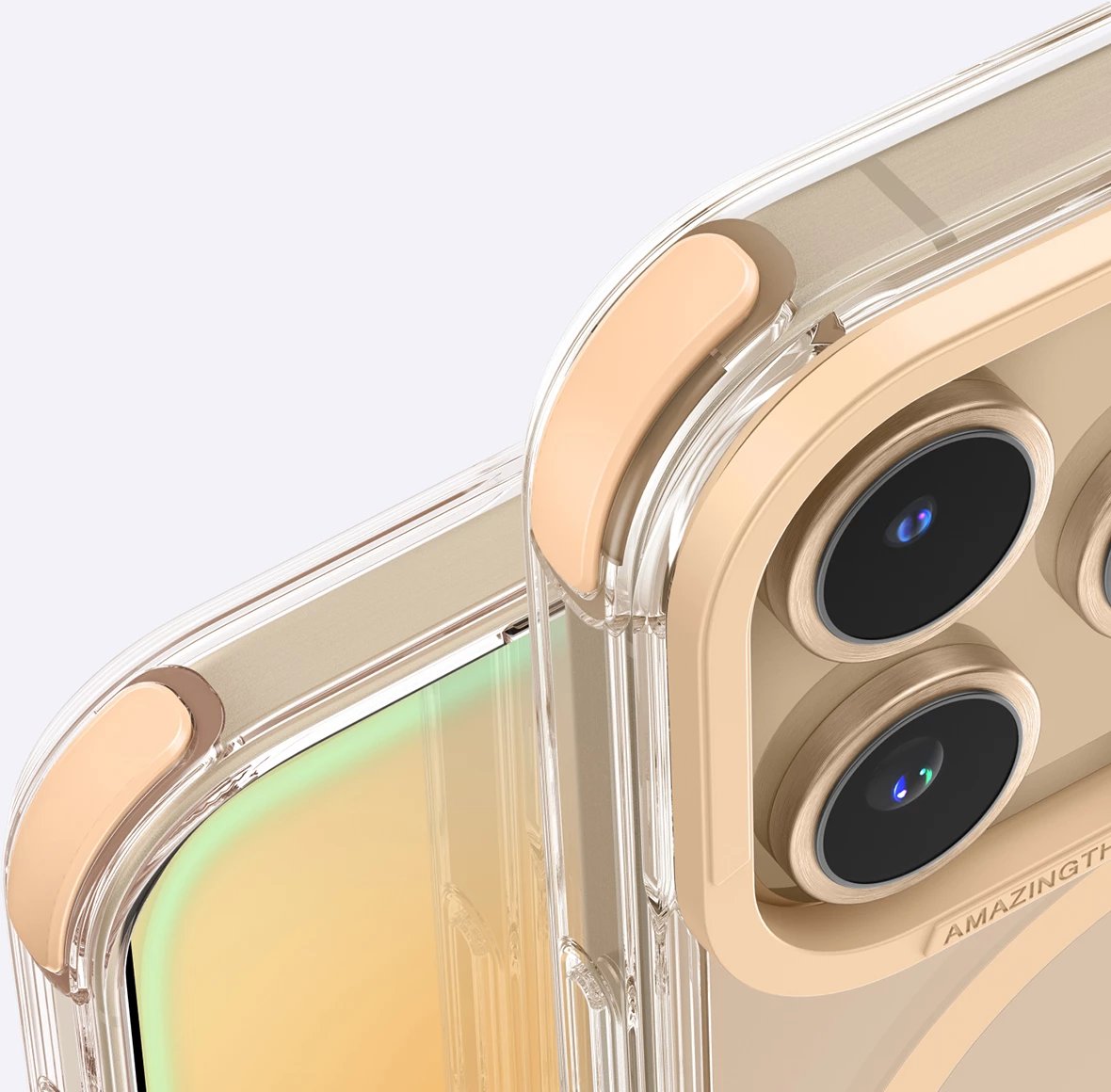 Mbështjellës AmazingThing Omni Mag Case për iPhone 16 Pro, rozë e artë