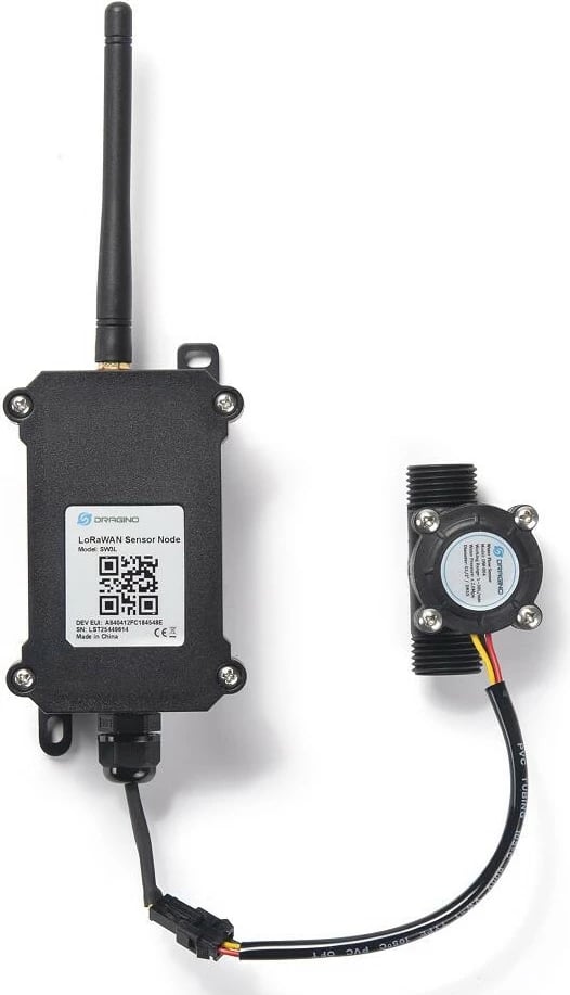 Matës uji Dragino SW3L-EU868, IoT, G1/2 / DN15