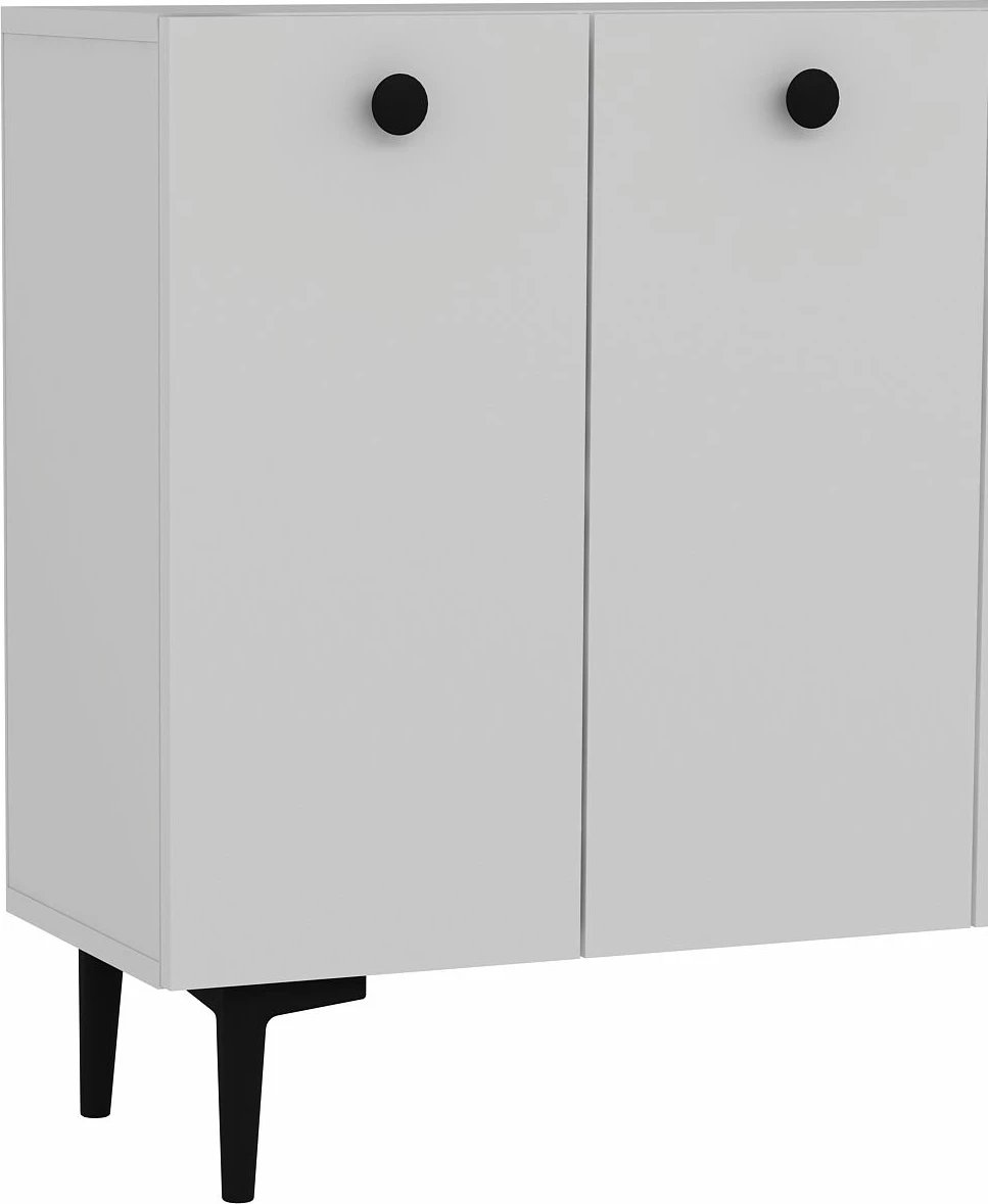 Konsol Skye Decor, Betty, e bardhë, e zezë