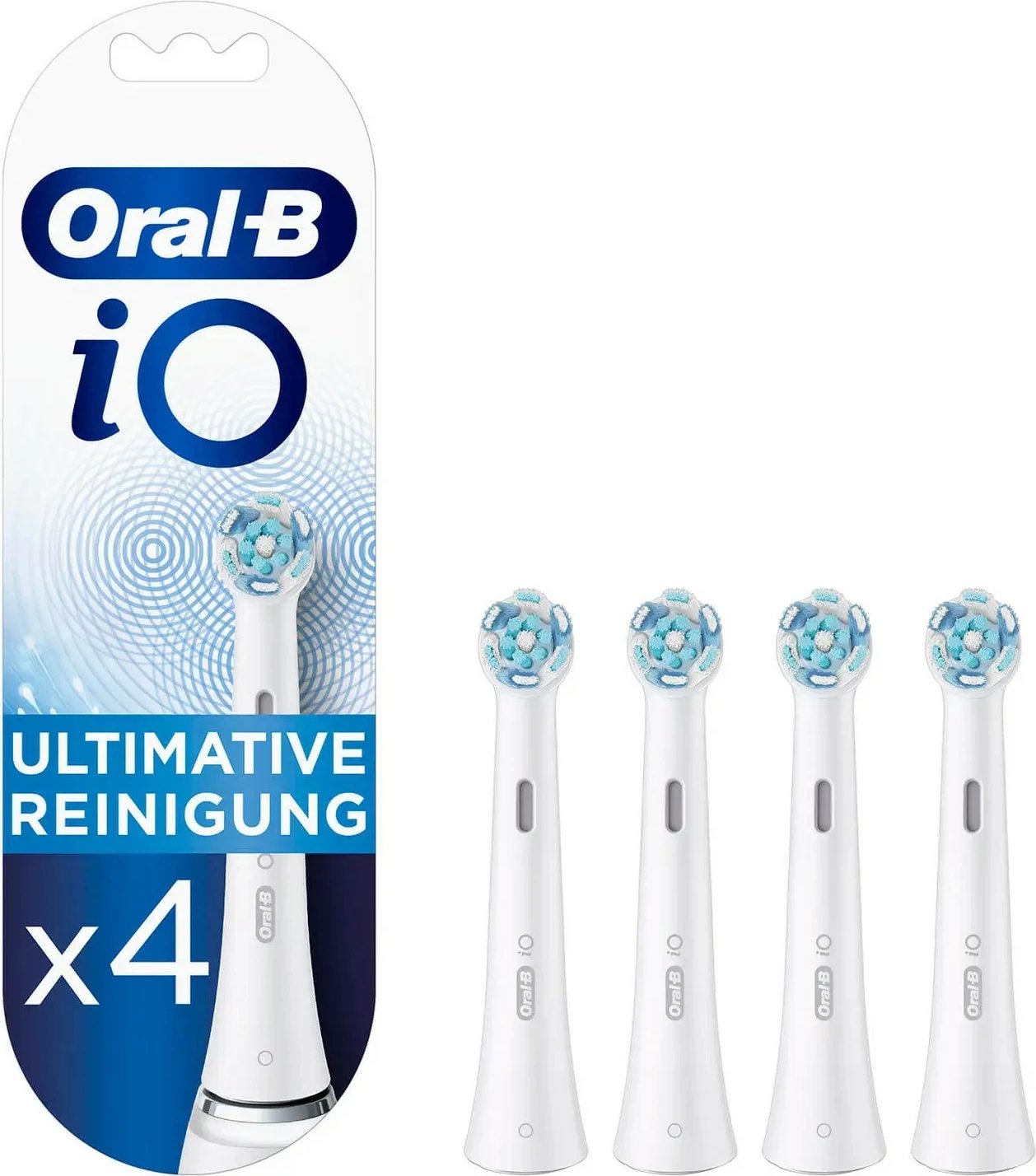 Koka rezervë për furçë dhëmbësh Oral-B iO Ultimate Clean 4 copë, bardhë
