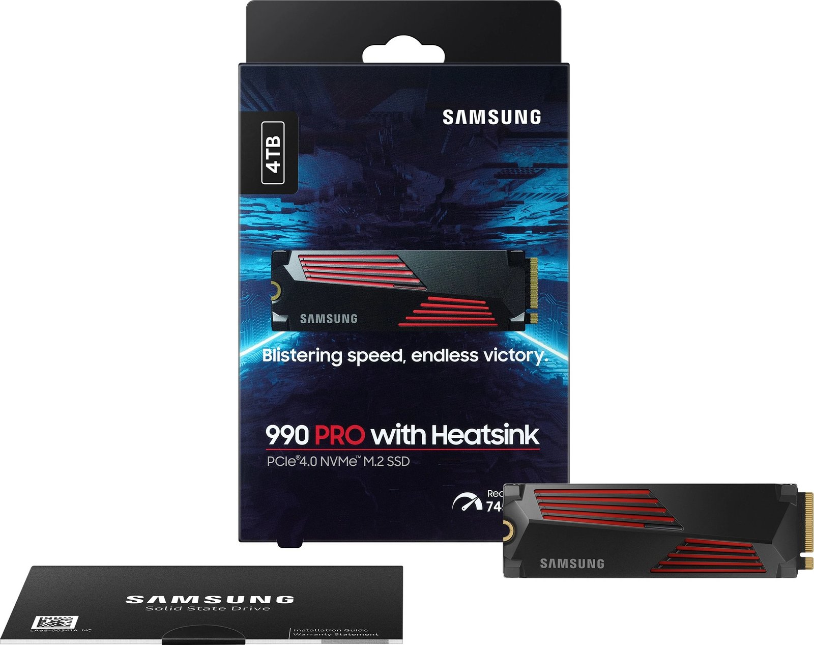 SSD Samsung 990 Pro, 4 TB, M.2, 7450 MB/s