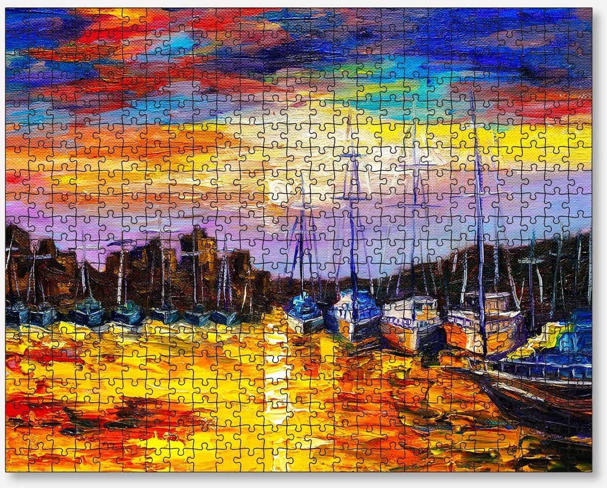 Puzzle 1000 copë, shumëngjyrësh, Evila Originals, PZL_0144_1000