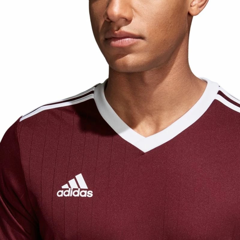 Fanellë stërvitjeje për meshkuj adidas, ngjyrë të kuqe