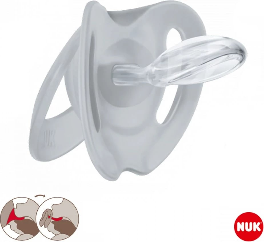 Qetësues për bebe NUK Star Peppa Pig 6-18m silikon BPA-free i bardhë set 2 copë