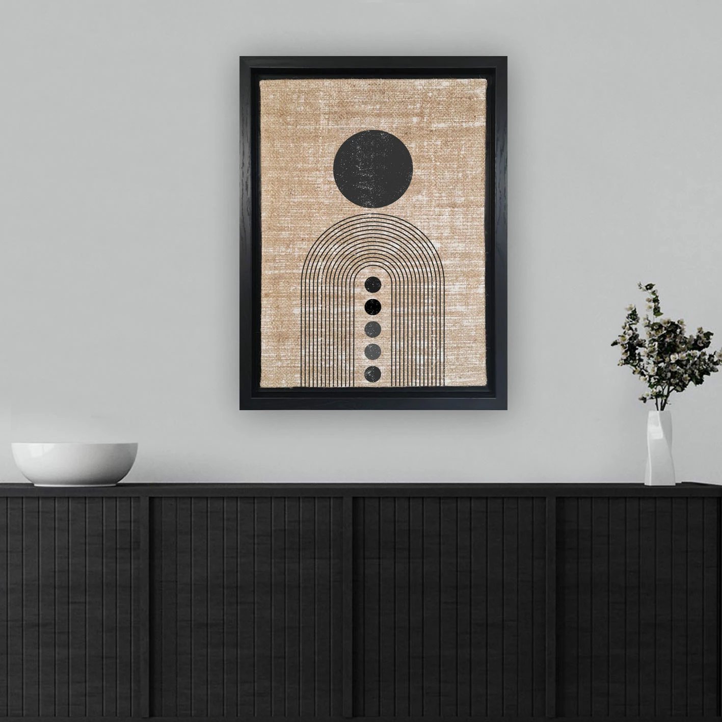 Pikturë dekorative në kanavacë Wallity, LSJ51863586375 - 4666, shumëngjyrëshe, 46x66cm