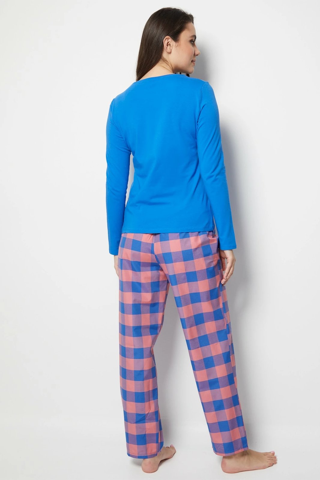 Set pizhamash për gra, Jumeon, 002-000263, ngjyrë kaltër