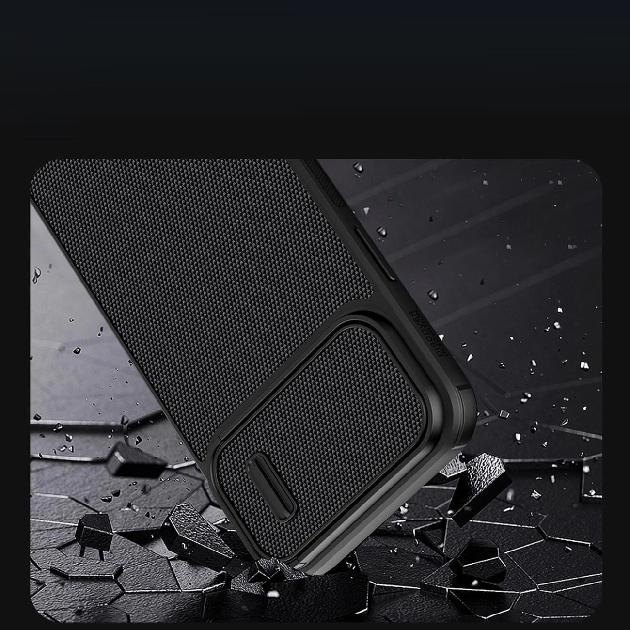 Mbështjellës Nillkin Textured S Case për iPhone 14 Pro, me mbrojtje kamere, Gjelbër
