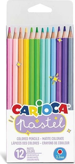 Lapsa me ngjyra Carioca 12 Ngjyra Pastel