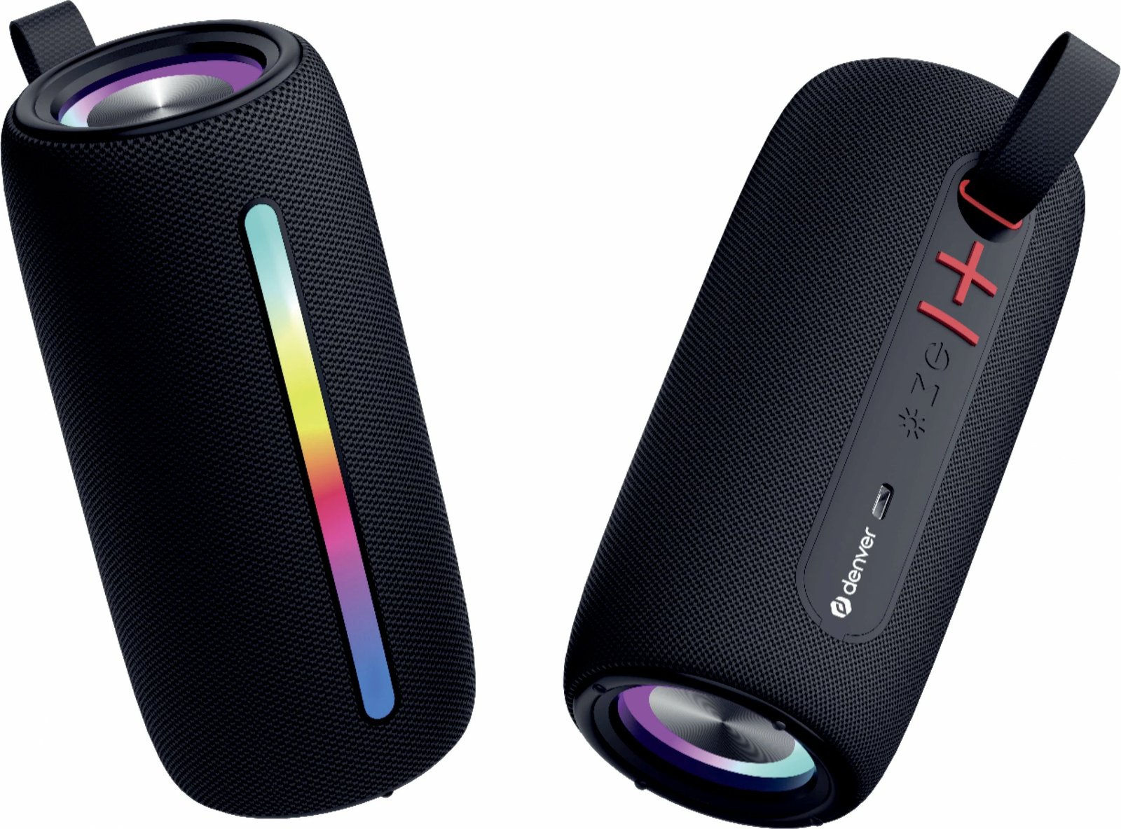 Altoparlant Bluetooth Denver BTL-360B me drita LED, i zi