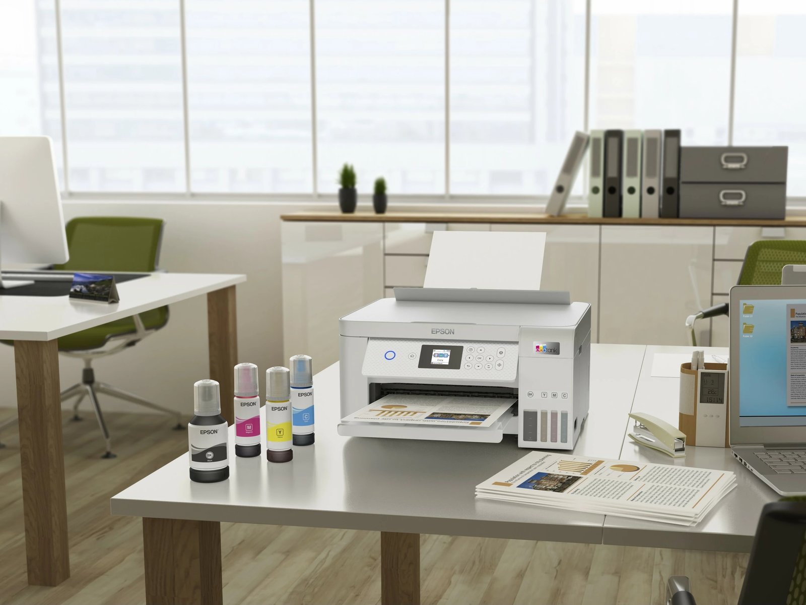 Printer multifunksional Epson EcoTank ET-2856, Wi-Fi, A4, i bardhë