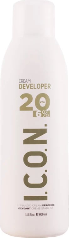 Krem zhvillues për flokë ICON Ecotech Color Cream Developer 20 vol unisex 1000ml