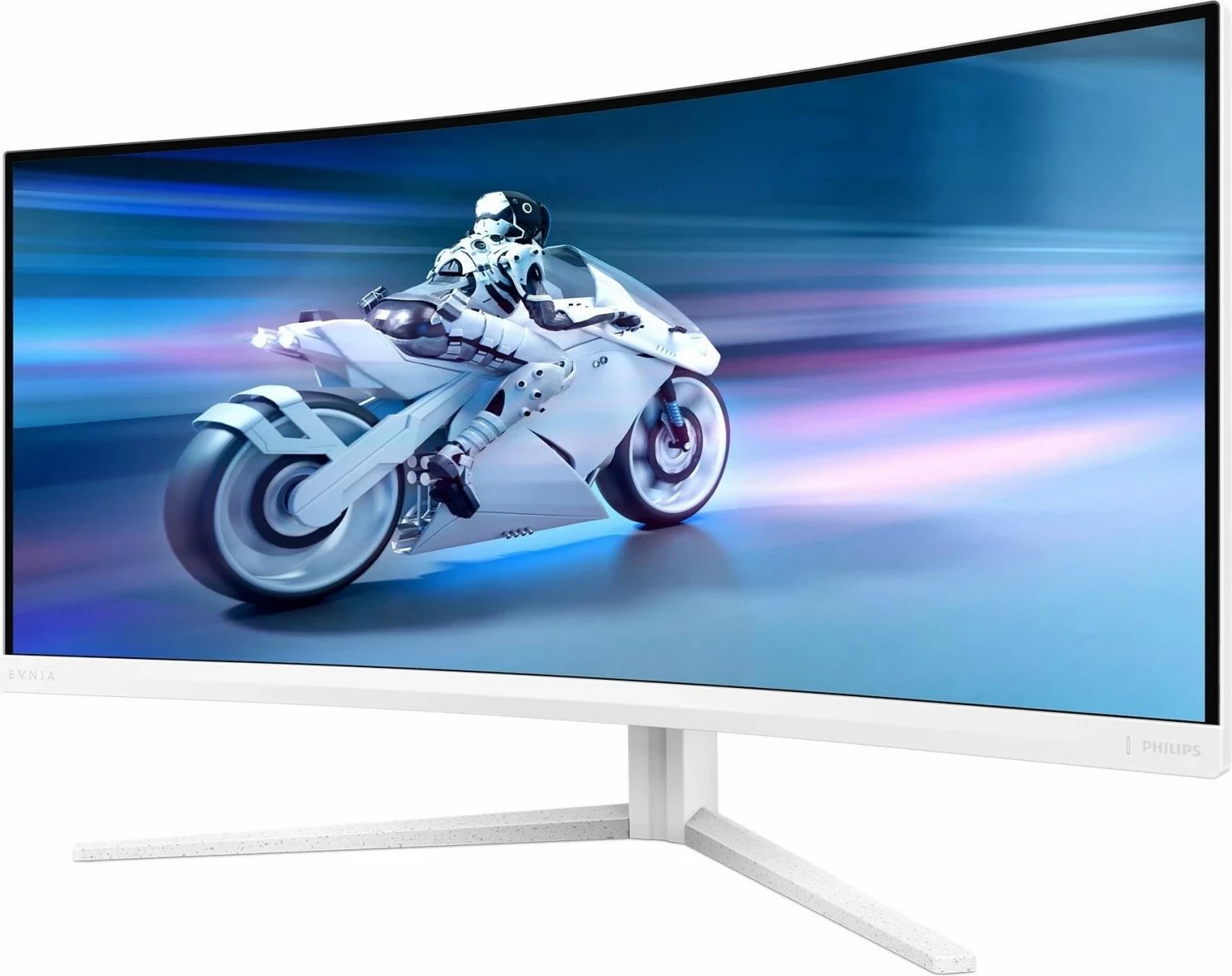 Monitor Philips 34M2C5501A, 34 inç, UWQHD, 165Hz, Curved, Bardhë