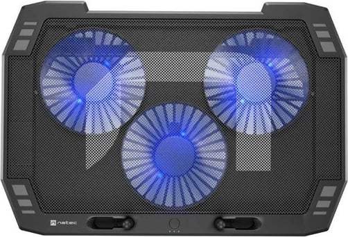 Qëndrim ftohës për laptop Natec Oriole NPL-1926, 15.6-17.3 inç, 3 ventilatorë, i zi