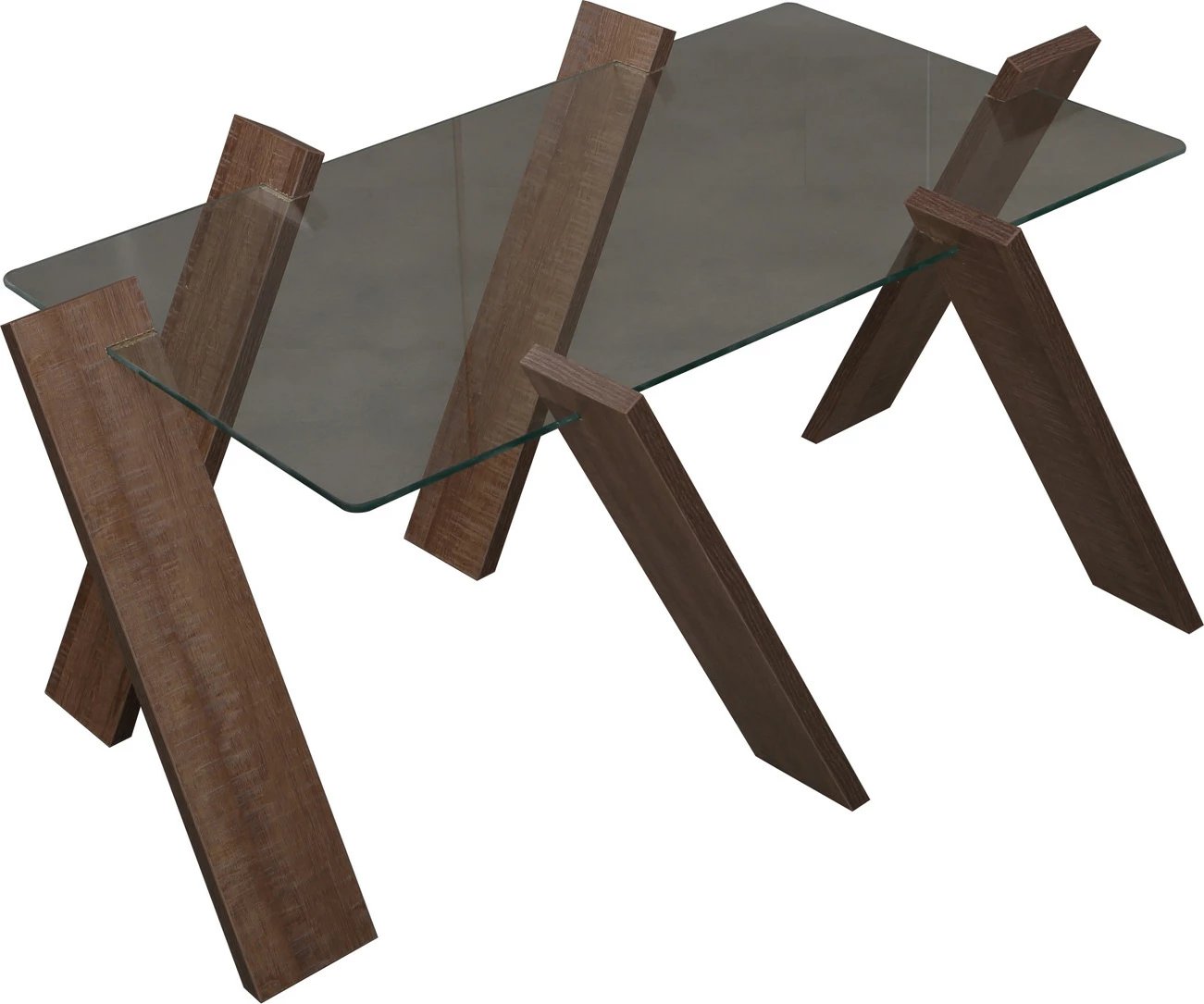 Tavolinë kafeje Hanah Home, Roman Maxi, ngjyrë lisi e errët