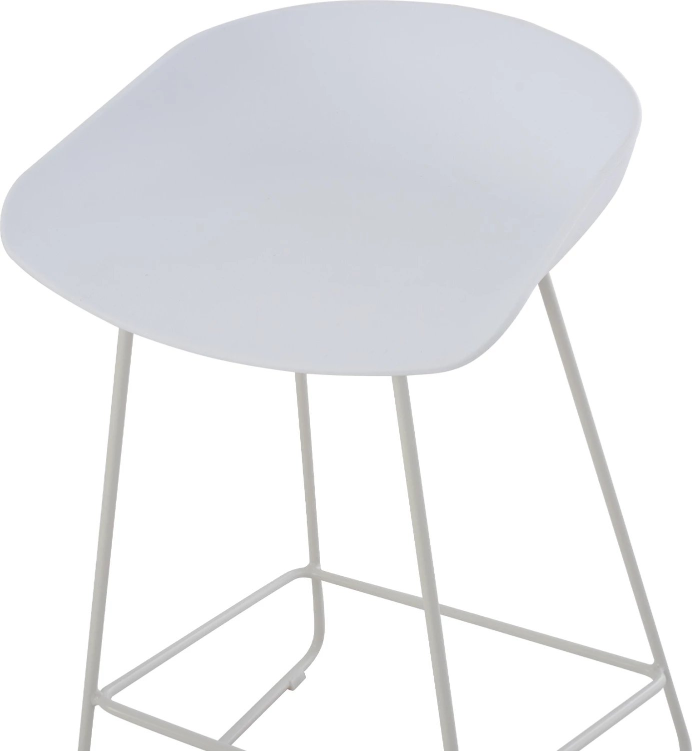 Karrige për bar FH9299.01, e bardhë, lartësi mesatare, 44x44x74, set prej 2 copë