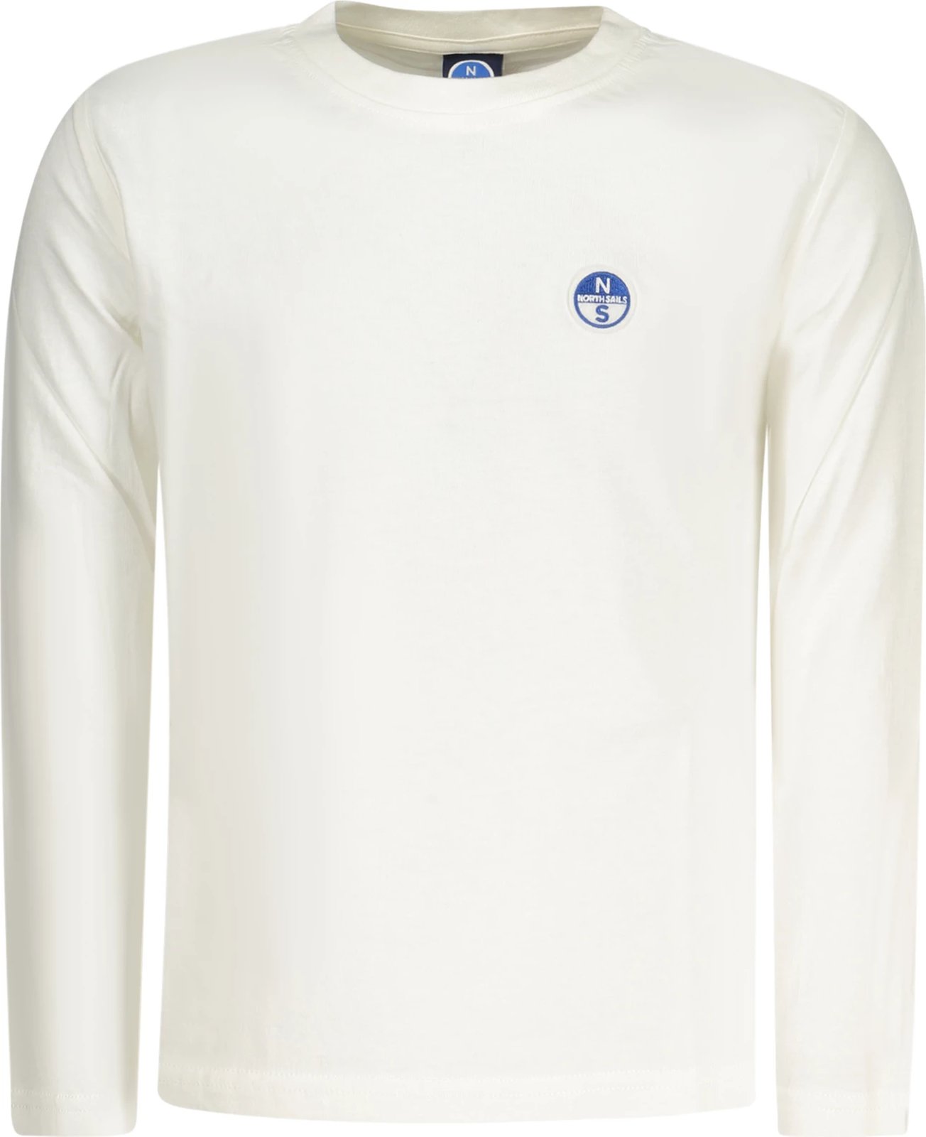 Maicë me mëngë të gjata NORTH SAILS për djem, e bardhë