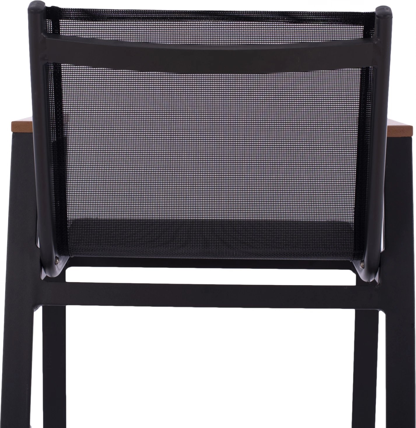 Karrige për bar alumini, ngjyrë qymyr druri, me polywood, 52 x 58 x 108 cm. FH5790.02