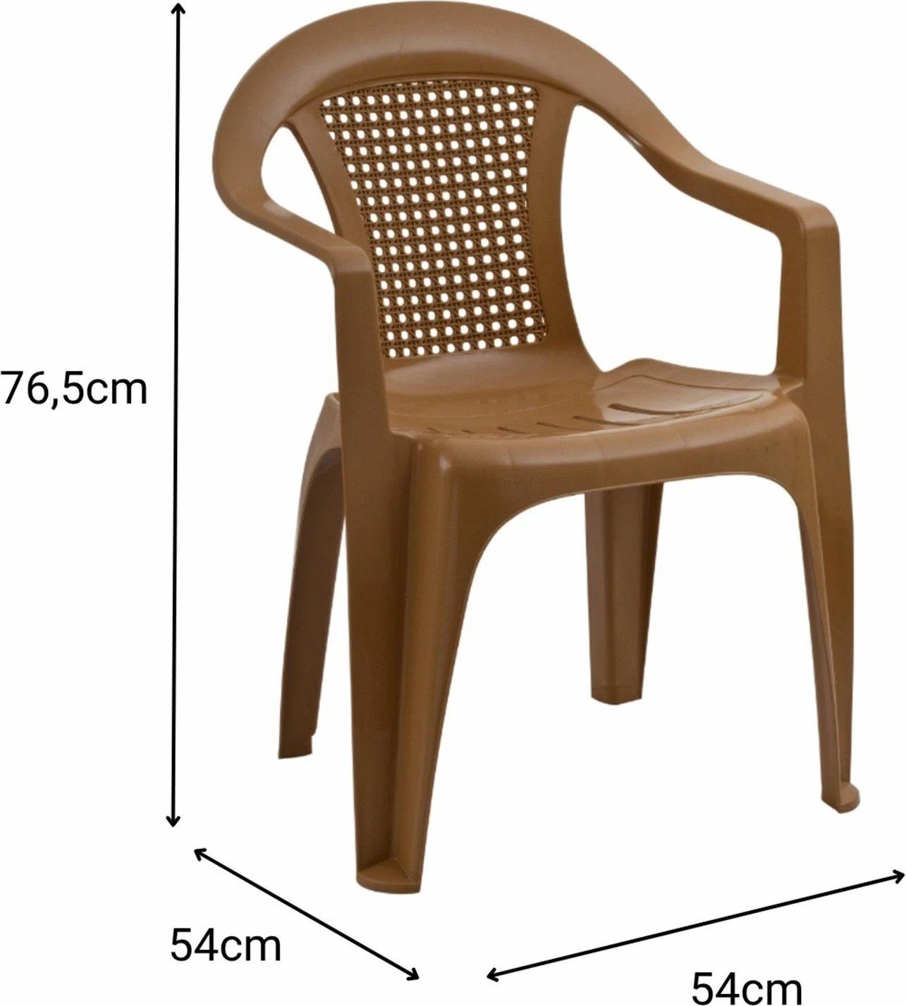 Karrige Smart Lara, ngjyrë kafe, Skye Decor