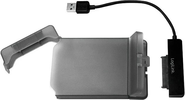 Kasë e jashtme LogiLink AU0037 për hard disk 2.5", USB 3.0 në SATA, ABS
