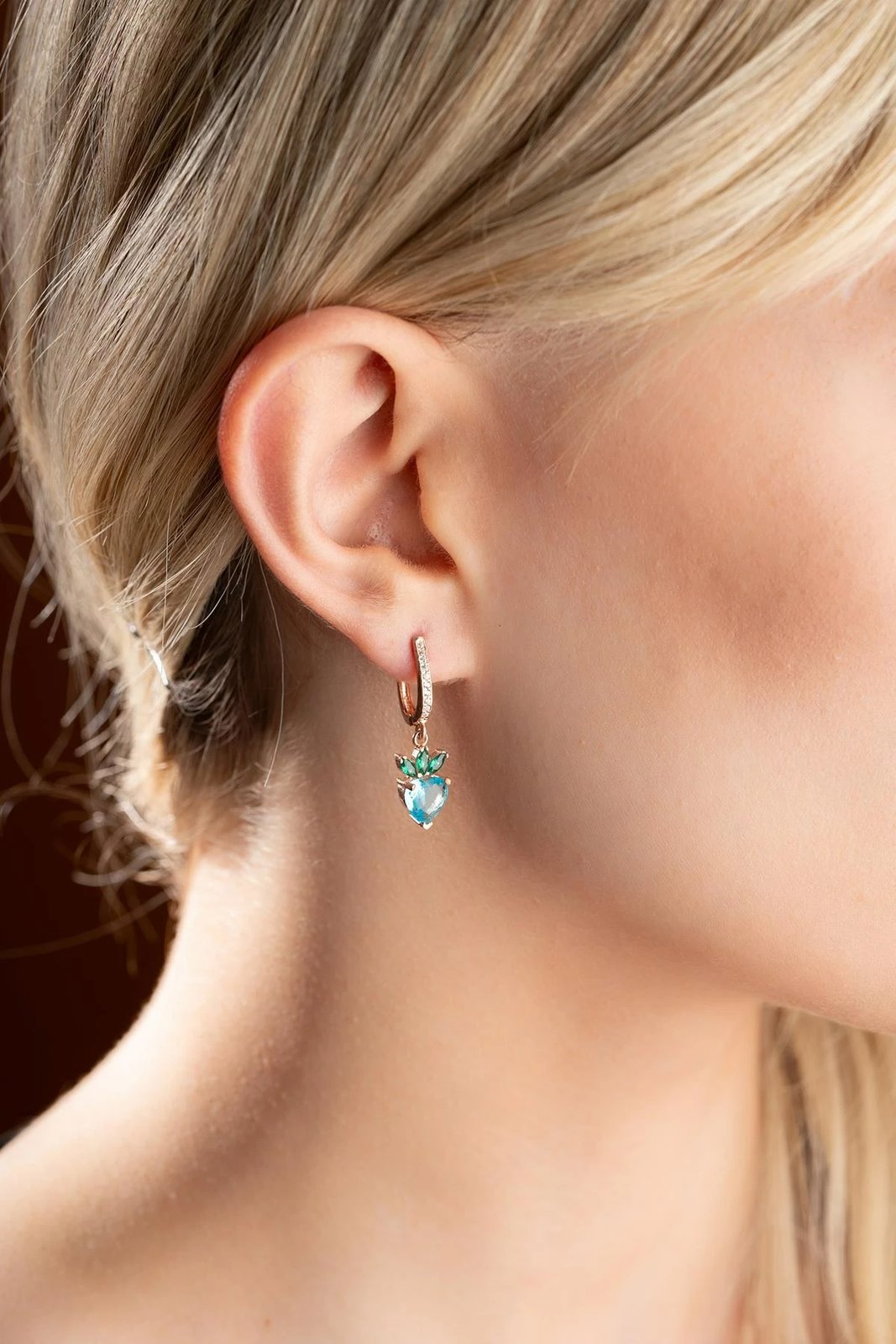 Vathë argjendi Jumeon, ngjyrë rozë ari, jeshile, kaltër, NRZ999262