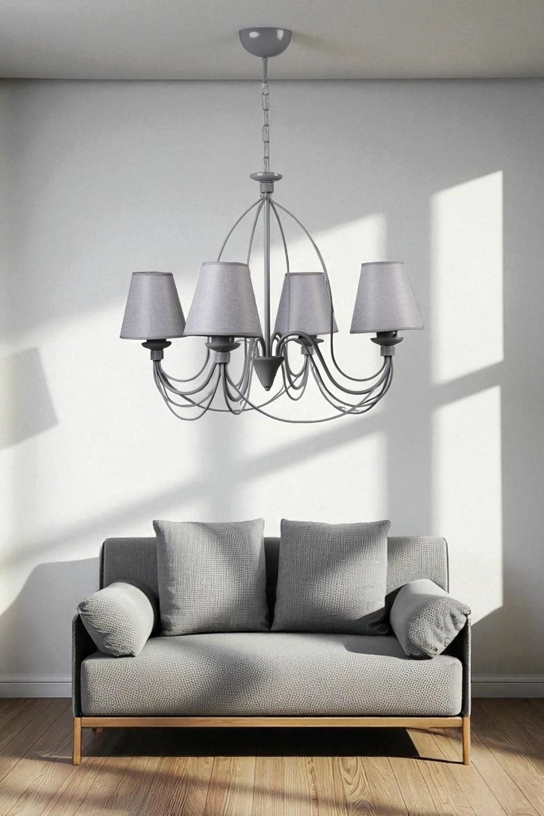 Llambadar Opviq, 8992-4, ngjyrë gri