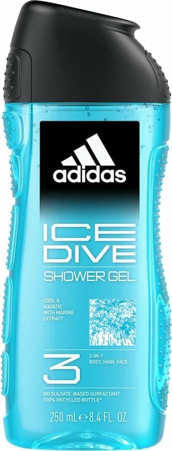 Xhel dushi për meshkuj Adidas Ice Dive 250ml
