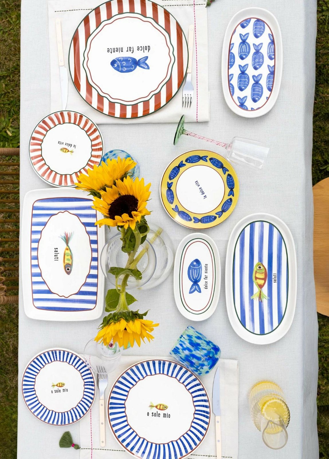 Set pjatash servirëse Hermia FSH0004, 21 x 12 x 2 cm, 2 copë