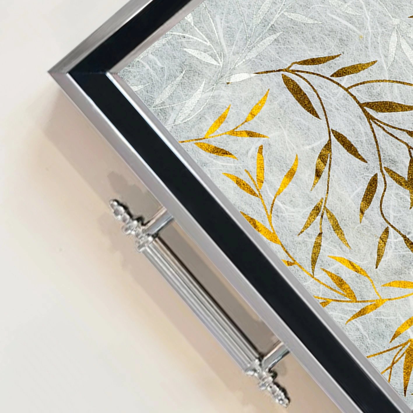 Tabaka prej qelqi, Aberto Design, TPG9866, shumëngjyrëshe Tabaka prej qelqi, Aberto Design, TPG9866, shumëngjyrëshe