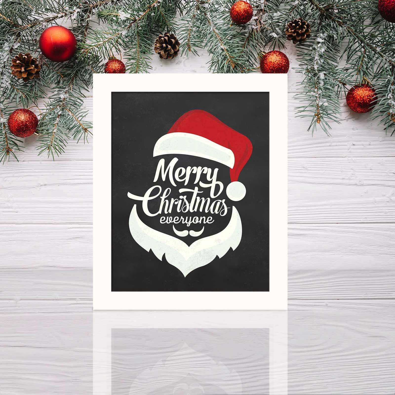 Pikturë dekorative me kornizë MDF, shumëngjyrëshe, Wallity, BCTNOEL-001