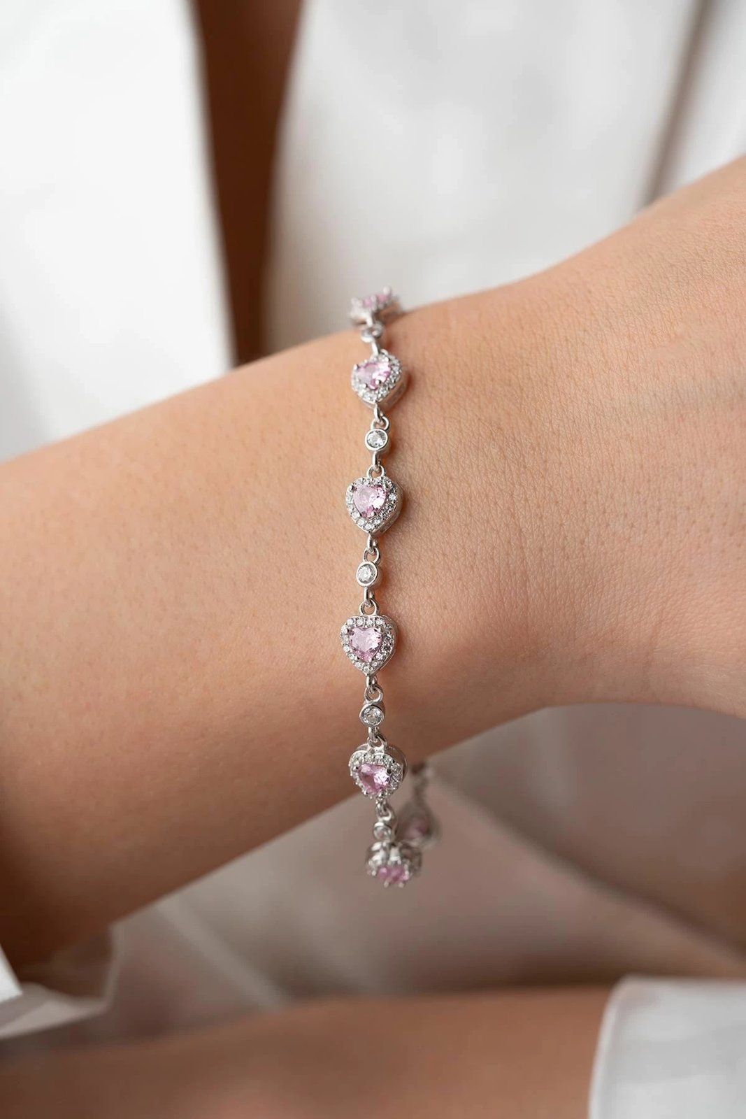 Byzylyk argjendi, ngjyrë argjendi dhe rozë, Jumeon, NRZ1000332