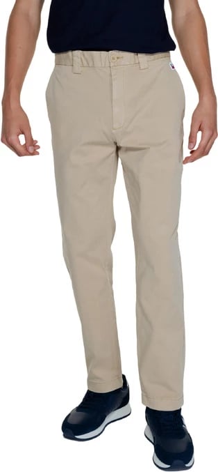 Pantallona Tommy Hilfiger Jeans për meshkuj, të arta