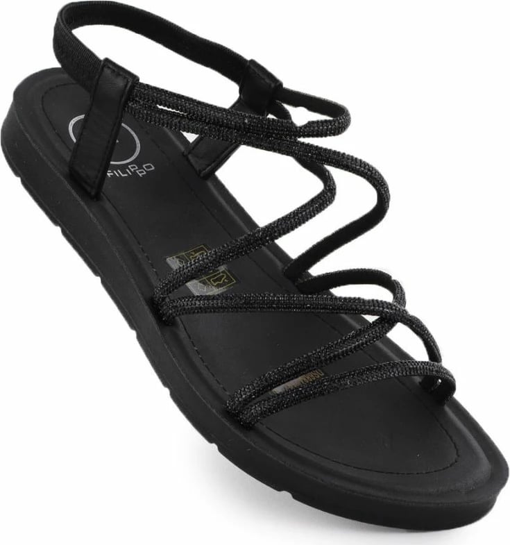 Sandale femrash Filippo DS6884, të zeza