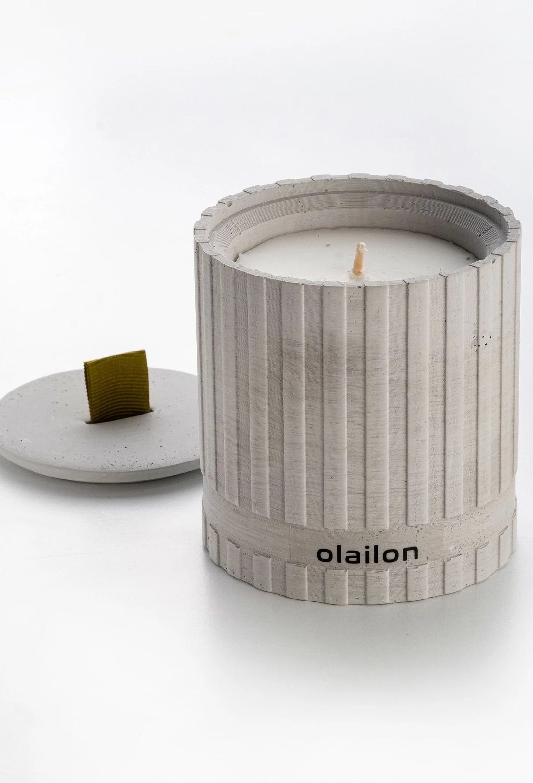 Qiri dekorativ Evila Originals, gri, jeshil, Sutun