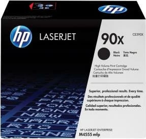 Toner HP 90X (CE390X), rendiment i lartë deri 24,000 faqe, i zi, 1 copë
