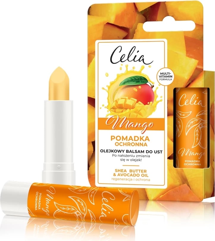 Balsam për buzë Celia Oil Lip Balm Mango, 1 copë
