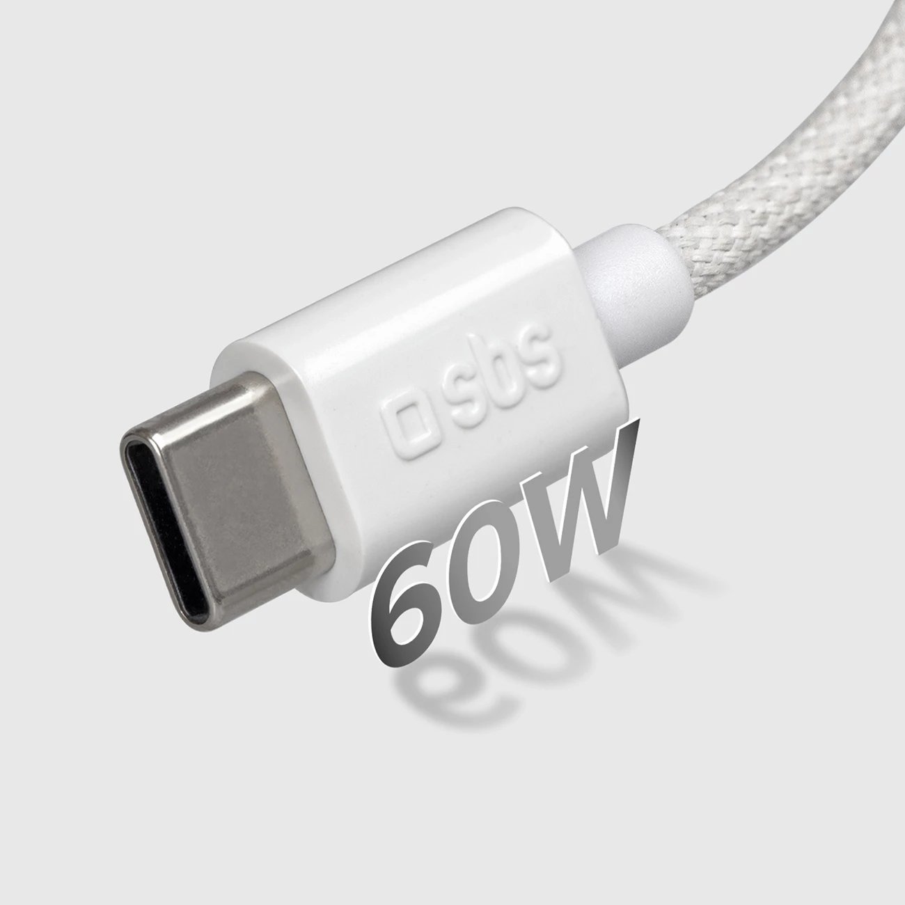 Kabllo USB-C në USB-C SBS TECABLETISSUETCCG, 1.5m, 60W, Gri Kabllo USB-C në USB-C SBS TECABLETISSUETCCG, 1.5m, 60W, Gri