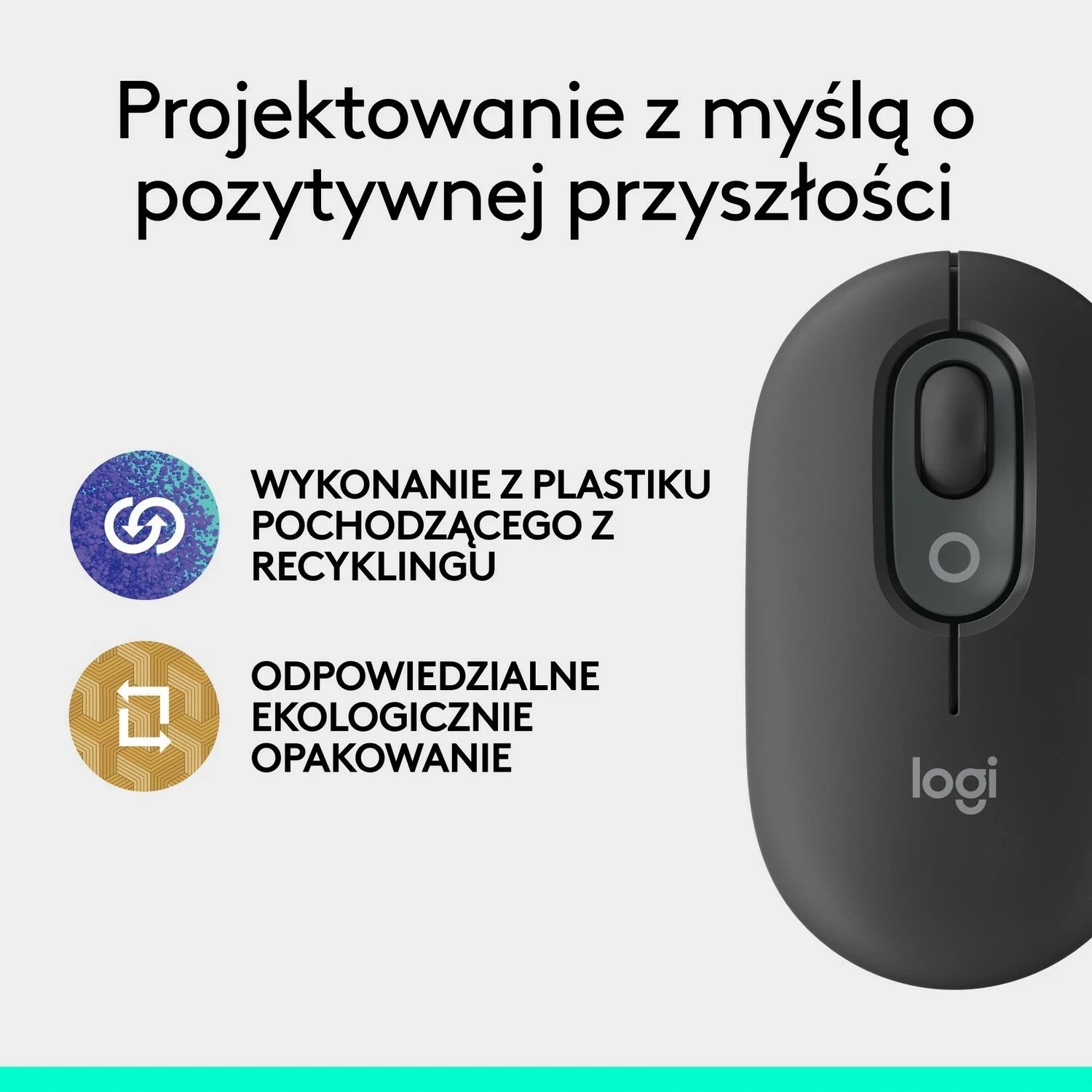 Maus Logitech POP ICON, Bluetooth, Grafit