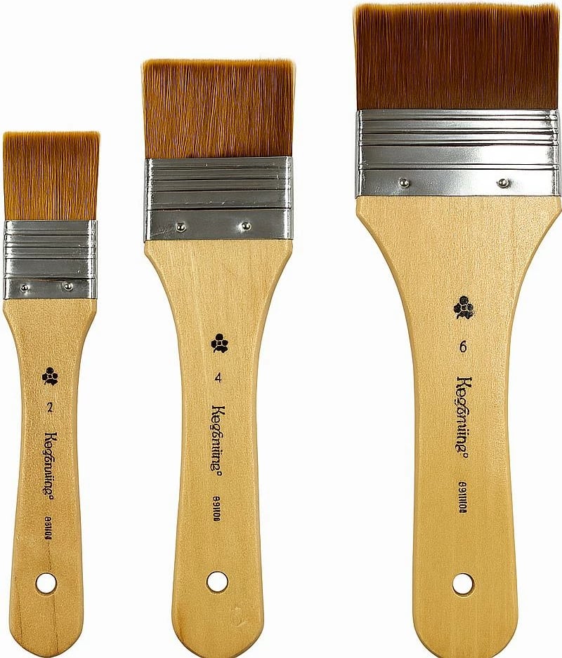 Set brushash NEXT për gesso, 3 copë