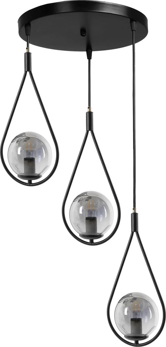 Llambë tavani industriale Opviq, 8493-3, e zezë