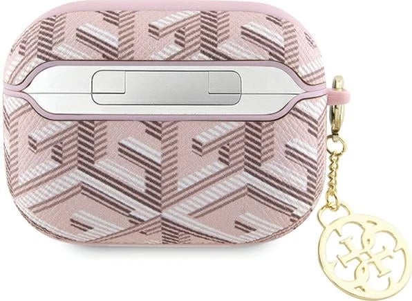 Mbështjellës Guess GCube Charm për AirPods Pro 2, Rozë