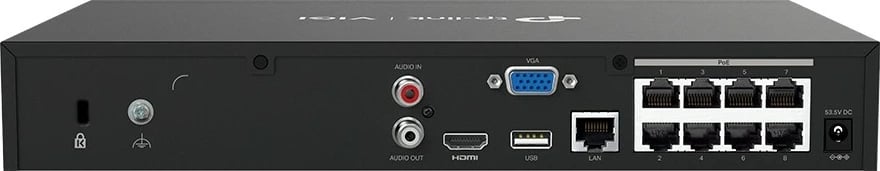Regjistrues rrjeti video TP-LINK VIGI NVR1008H-8P, 8 kanale, PoE+, H.265+, i zi