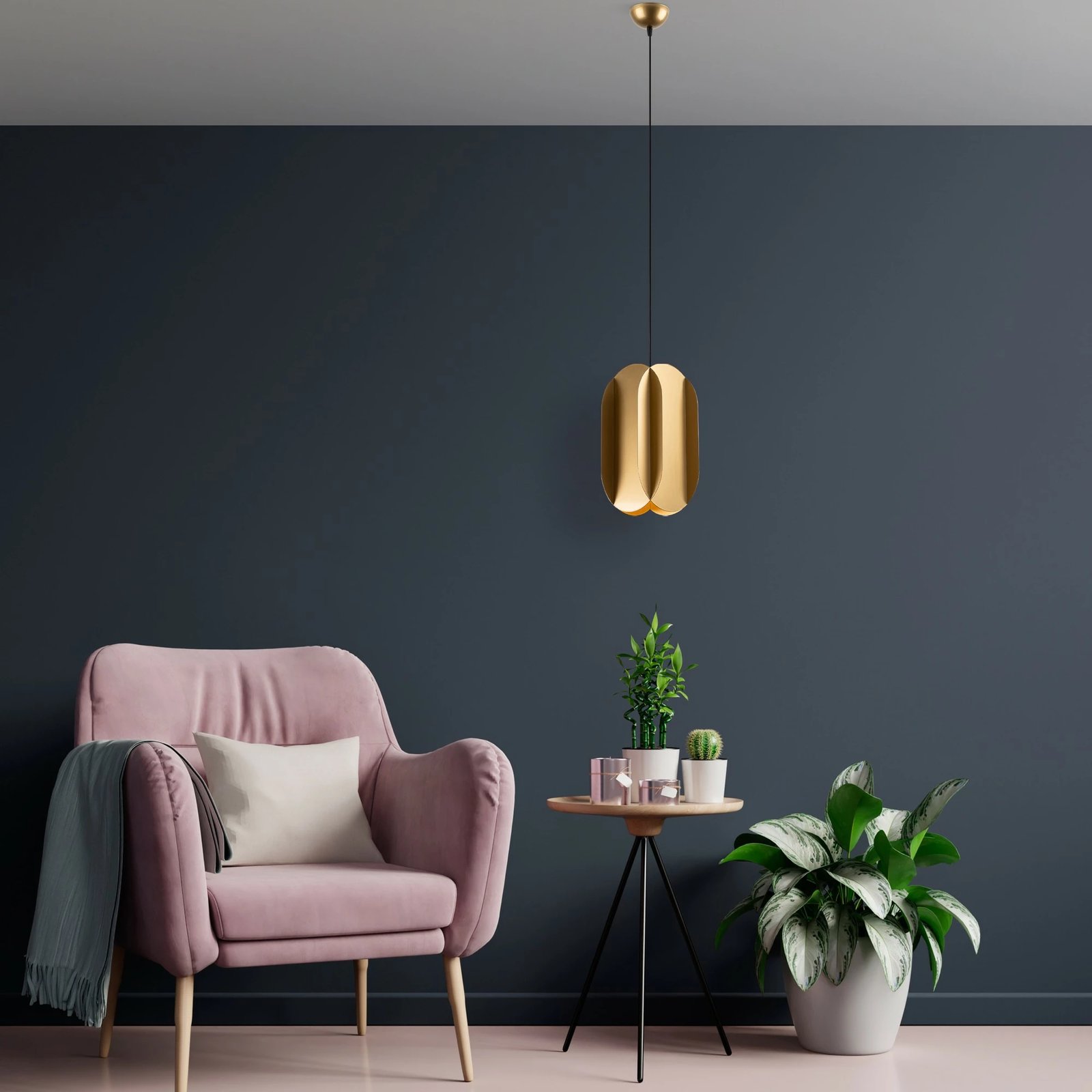 Llambë tavani Opviq, Corner - 13784, ngjyrë ari