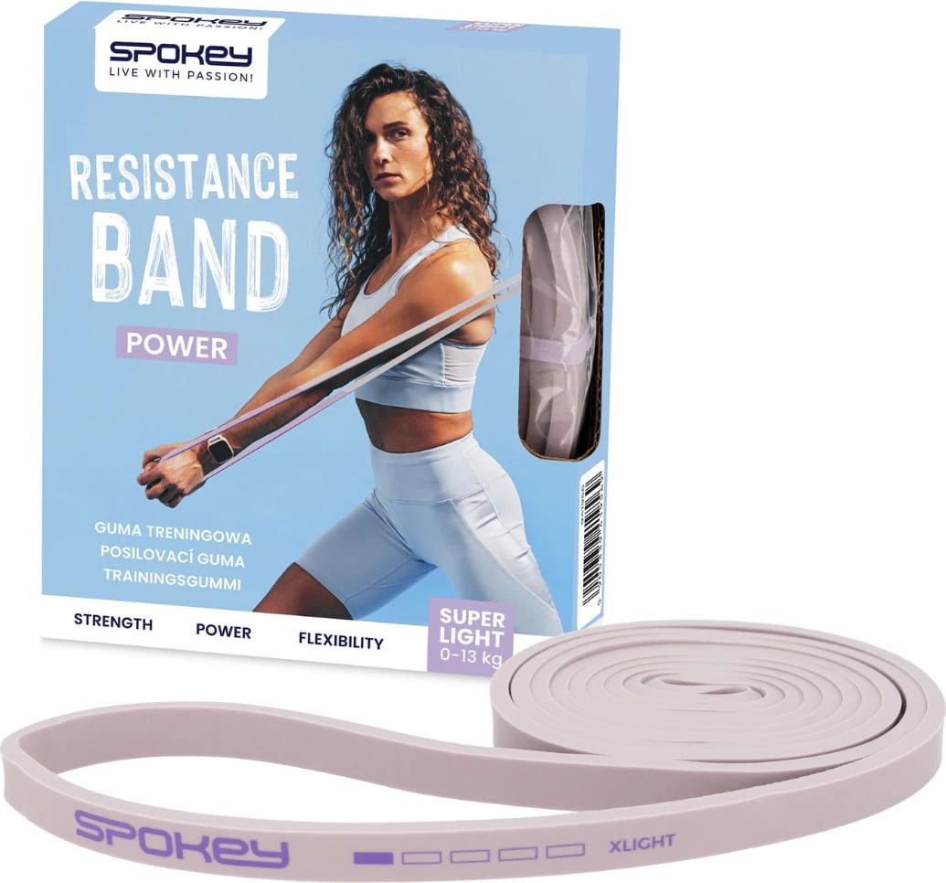 Shirit rezistence Spokey për fitness, rozë