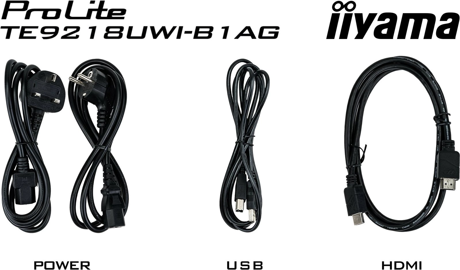 Ekran interaktiv iiyama ProLite TE9218UWI-B1AG 92 inç, 5K UHD, 21:9, Wi-Fi