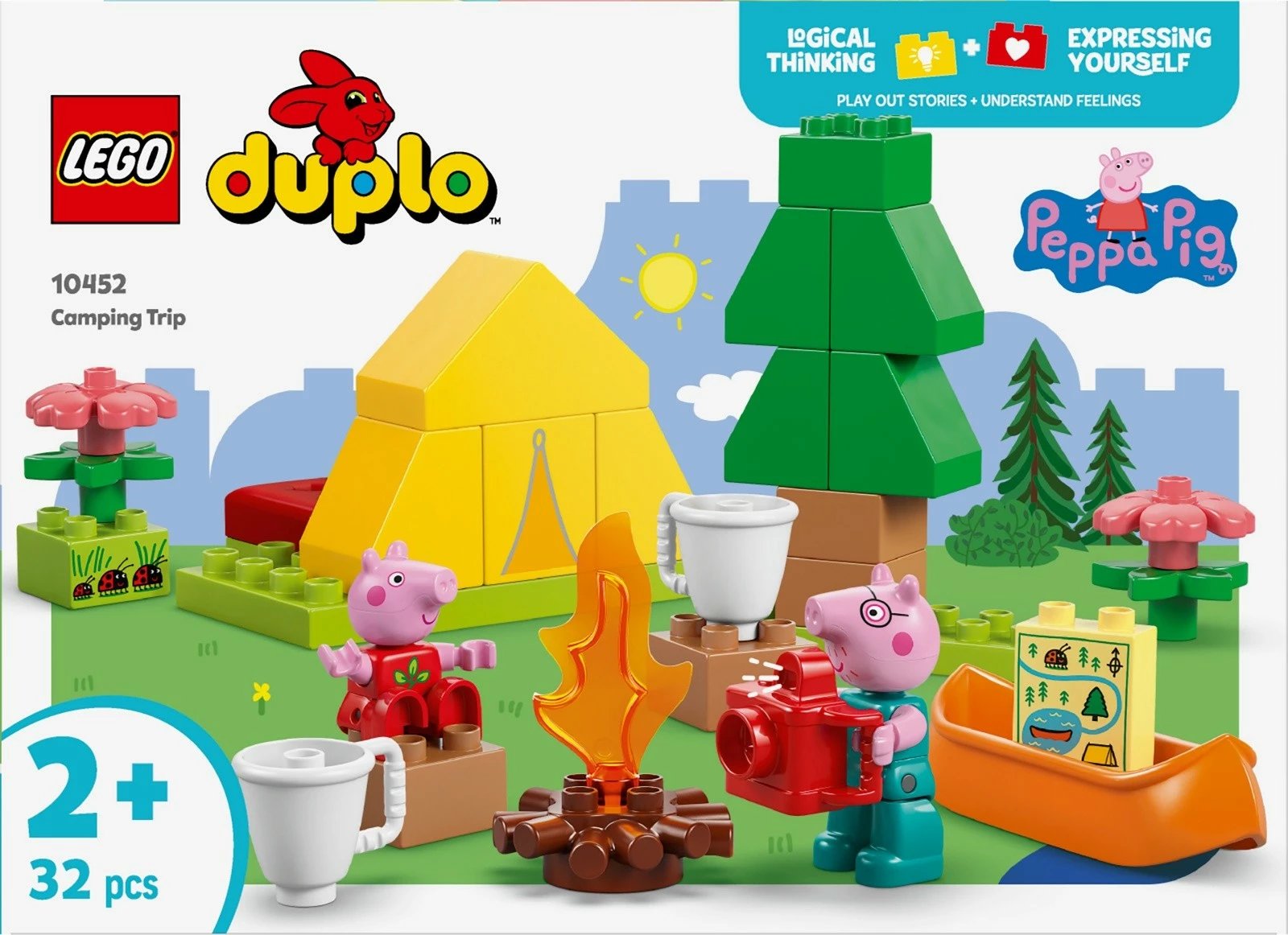Set ndërtimi LEGO DUPLO Peppa Pig 10452, 32 pjesë, plastikë, për fëmijë të vegjël Set ndërtimi LEGO DUPLO Peppa Pig 10452, 32 pjesë, plastikë, për fëmijë të vegjël