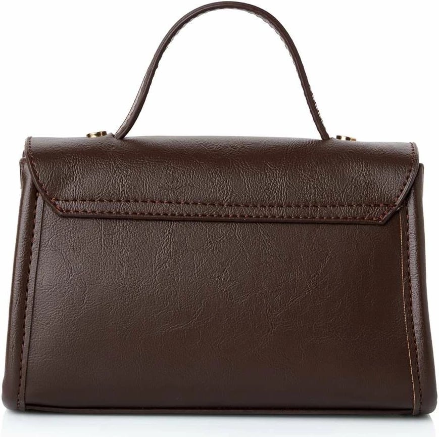 Minibag ngjyrë çokollate, Vince Camuto, Gela