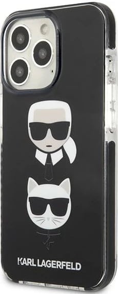 Mbështjellës Karl Lagerfeld KLHCP13XTPE2TK për iPhone 13 Pro Max 6.7", i zi
